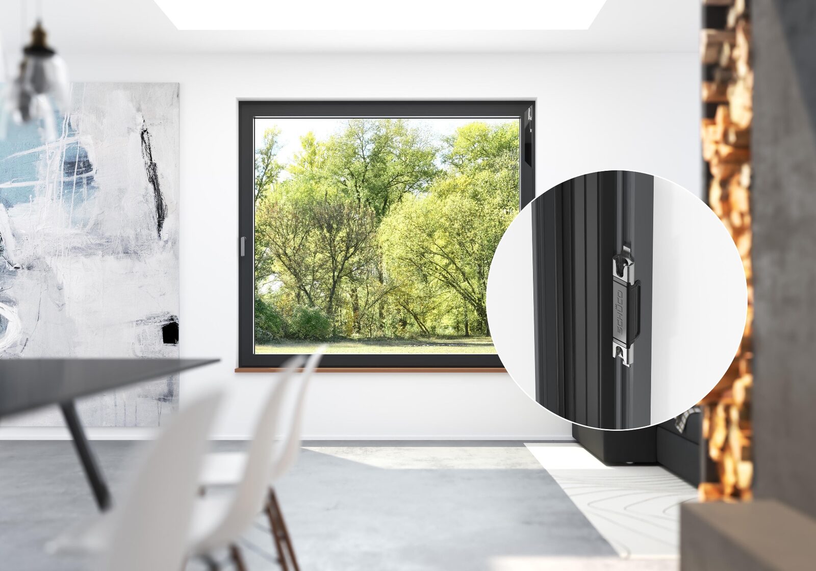Smartphone control of smart window system