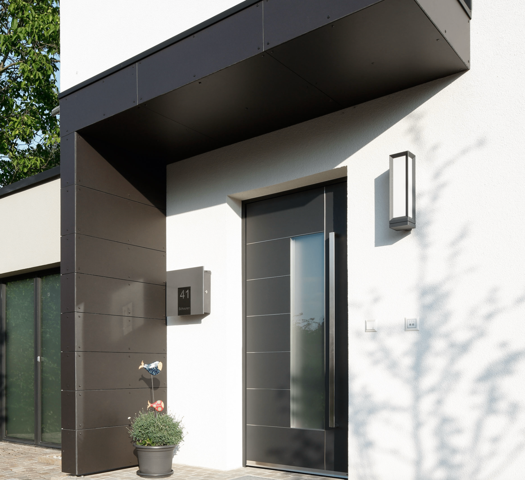 Luxury home entrance